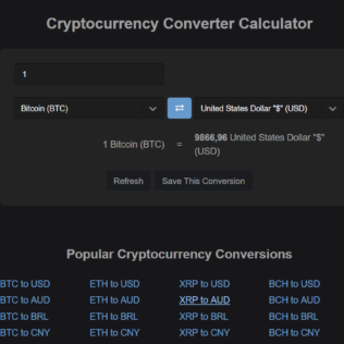 Kalkulator kryptowalut – Przelicznik Bitcoin