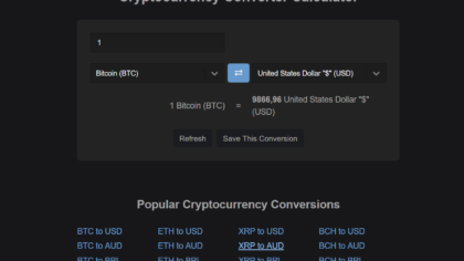 Kalkulator kryptowalut – Przelicznik Bitcoin